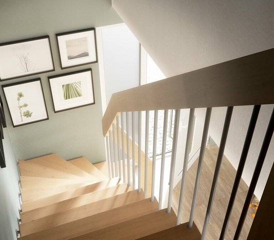 Town-Country-Haus-Inklusivausstattung-Treppe